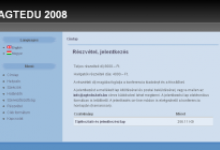 AGTEDU 2008 - képernyőkép