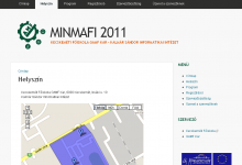 MINMAFI 2011 konferencia képernyőkép
