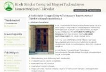 Tudományos Ismeretterjesztő Társulat - képernyőkép